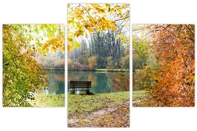 Tablou cu pescărie (90x60 cm)