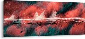 Tablou - Explozie în petrol (120x50 cm)