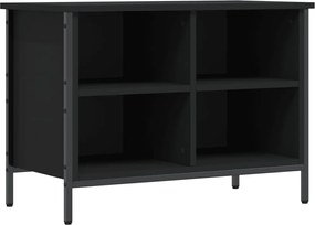 vidaXL Pantofar, negru, 69x35x50 cm, lemn compozit