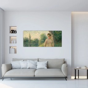 Tablou - Camille Pissarro, The Bather, reproducere (120x50 cm)