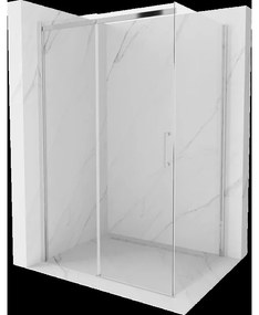 Mexen Omega cabină de duș extensibilă 120 x 80 cm, transparent, Crom - 825-120-080-01-00