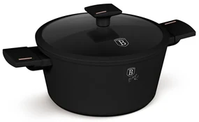Oală cu capac 24 cm, 4.5 L Berlinger Haus BH 7087, Monaco Collection, strat de titan, curățare ușoară, elegantă