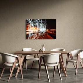 Tablou cu valuri de lumini (90x60 cm)