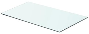 Rafturi, 2 buc., 60 x 30 cm, panouri sticla transparenta 2, 60 x 30 cm