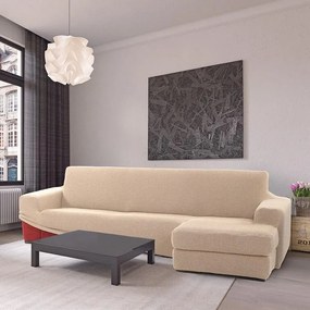 Nueva Textura Huse care se întind foarte bine NIAGARA smântânii canapea cu otoman dreapta (l. 200 - 300 cm)