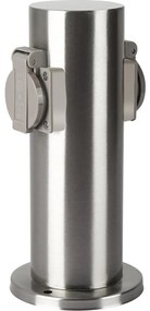 Stâlp de prize de exterior Brilagi PILLAR 2Z 230V IP44 crom mat