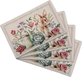 Suporturi de masă din gobelin GARDENIA, set 4 buc
