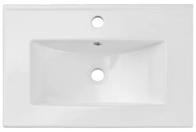 COMAD UM-2060RB DANCE 60 - Lavoar încastrat DANCE 62x40 cm ceramică alb lucios