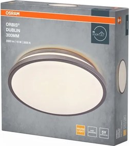 Osram - Plafonieră LED ORBIS DUBLIN LED/16W/230V Ø 30 cm argintie