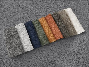 Colțar gri cu tapițerie din țesătură bouclé (cu colț pe partea stângă/cu șezlong) Azra – Bobochic Paris