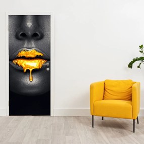 Fototapet pentru ușă - Buzele femeii (95x205cm)