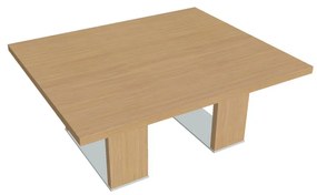 Măsuță de cafea Verno+ 120 x 100 cm, stejar deschis