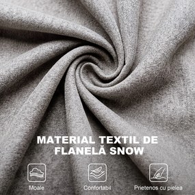 HOMCOM Fotoliu Chesterfield Gri, Confortabil, Comod și Spațiu Generos pentru Living, 74x86x102 cm | Aosom Romania