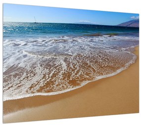 Tablou cu plaja mării cu nisip (70x50 cm), în 40 de alte dimensiuni noi