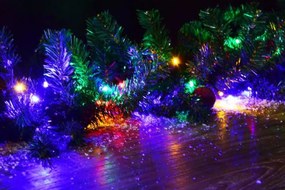Lanț luminos de Crăciun-9,9 m,100 LED,9 funcții intermitente