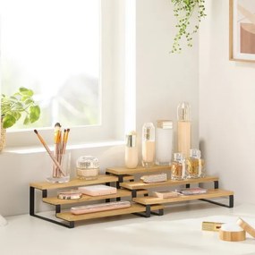 Set de 2 suporturi pentru condimente MARGE, negru/maro