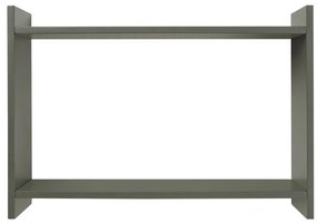 Raft de perete Bamberg verde, 50x14,5x35 cm