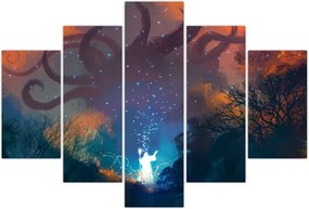 Tablou - Vrăjitorul magicean (150x105 cm)