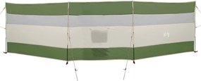 vidaXL Paravan de camping verde 508x130 cm impermeabil