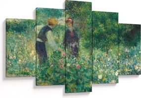 Tablou - Auguste Renoir, Picking Flowers, reproducere (150x105 cm)