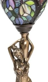 Lampa de masa Tiffany Amfora h 56 cm