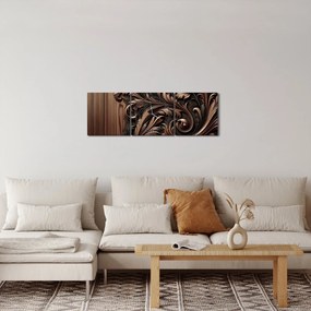 Tablou - Model din lemn (cu ceas) (90x30 cm)