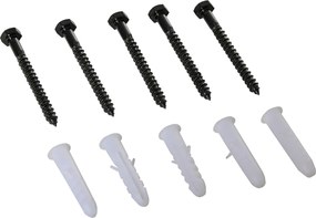 HOMCOM Set complet pentru ușă culisantă de 200 cm cu ghidaj pe podea, șină pentru ușă culisantă, role de alunecare, kit pentru ușă dublă din oțel carbon | Aosom Romania