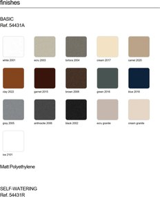 Ghiveci plante design decorativ modern exterior / interior GATSBY PRISMA 60x60x60cm