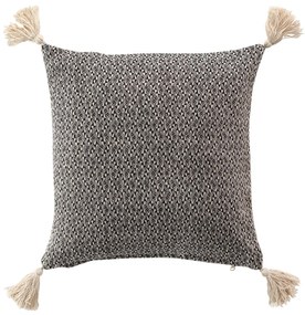 Perna decorativa pentru living JUNON, cu ciucuri, 40 x 40 cm