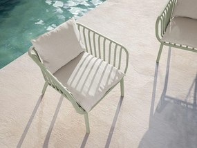 Set mobilier grădină Rajesh (pentru 4 persoane) (verde). 1100153