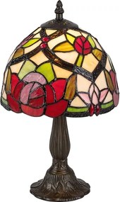 Brilagi - Lampă de masă Tiffany cu vitralii GARLAN 1xE14/40W/230V