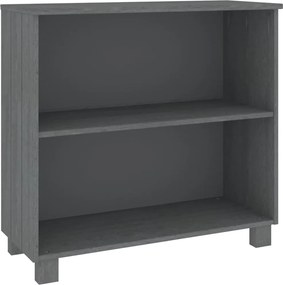 vidaXL Servantă „HAMAR”, gri închis, 85x35x80 cm, lemn masiv pin