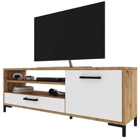Dulap TV Cascade  (stejar lancaster + alb). 1098745