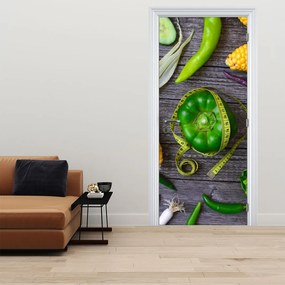 Fototapet pentru ușă - Legume (95x205cm)