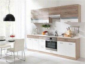 Set bucatarie ECONO C PLUS, carcasa stejar sonoma/fronturi stejar san