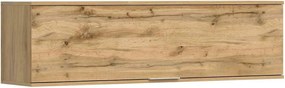 Dulap suspendat ZELE, stejar wotan, PAL laminat, 135x31x37 cm