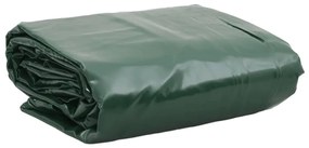 vidaXL Prelată, verde, 6x8 m, 650 g/m²