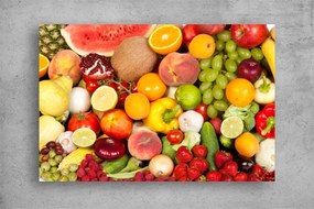 Tablou Canvas Food - Legume si fructe