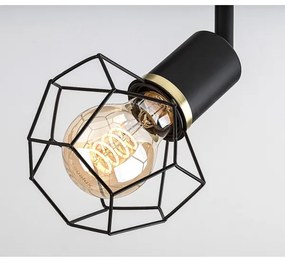 Spot Rabalux 71066 FRAN 2xE27/40W/230V negru