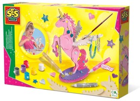 Set creativ - Suport din lemn de bijuterii Unicorn