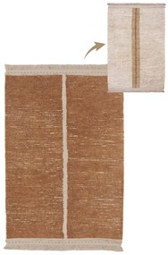 Covor cărămiziu/bej din bumbac 170x240 cm Duetto Toffee – Lorena Canals