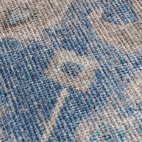 Covor tip traversă albastru lavabil 60x230 cm Orelia Global – Flair Rugs