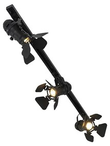 Sistem de șine cu 3 spoturi negru - Movie