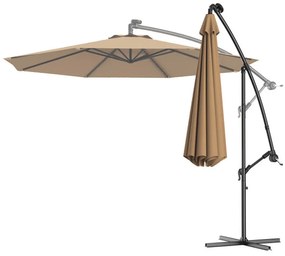 Umbrela de soare suspendata 2,7 m-kaki