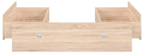 Sertare sub pat Nepo Plus 160 cm (stejar sonoma) (3ks). 1098333