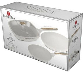 BerlingerHaus Set de tigăi cu suprafață din titan Sahara Nordic, 3+1 buc.