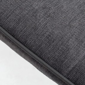 Set de 2 scaune elegante Miami, gri inchis vintage A-38501 VC