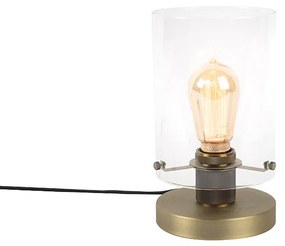 Lampă de masă scandinavă bronz cu sticlă - Dome
