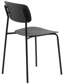 Scaune de dining negre 2 buc. Kirkland – Unique Furniture