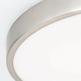 Plafoniera LED design slim BULLY D-28cm crom satin